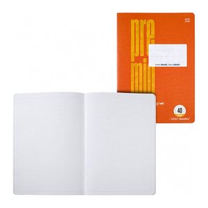 Staufen® Schulheft Premio Lineatur 40 kariert DIN A4 Rand rundum, 32 Blatt, 1 St.