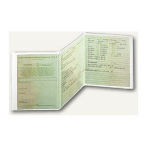 DURABLE Dokumentenhüllen transparent 21,0 x 10,5 cm, 10 St.