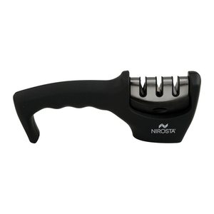 NIROSTA Messerschärfer Quick-Sharp schwarz, silber, 1 St.