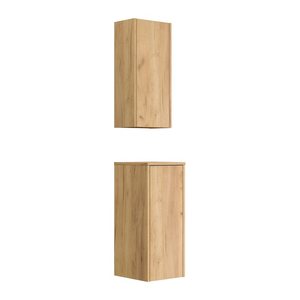POSSEIK Badmöbel-Set LIMES 2er eiche gold