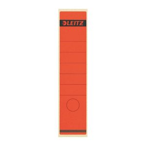 LEITZ Ordneretiketten 1640 rot für 8,0 cm Rückenbreite, 10 St.