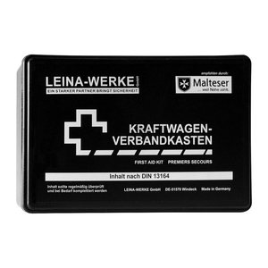 LEINA-WERKE Verbandskasten KFZ Standard DIN 13164 schwarz