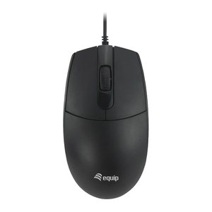 Equip Silent-Maus USB-A Stecker L+R 1.50m schwarz