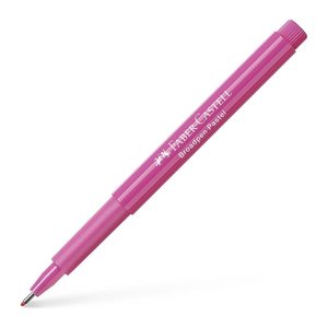 FABER-CASTELL Broadpen Pastel Fineliner pink 0,8 mm, 1 St.
