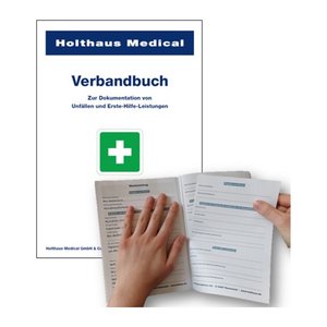 Holthaus Medical Erste-Hilfe-Verbandbuch, 1 St.