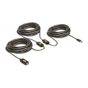 DeLOCK USB 2.0 A Kabel Verlängerung 30,0 m schwarz, 1 St.