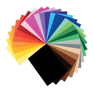 folia Tonpapier schwarz 130 g/qm 100 Blatt