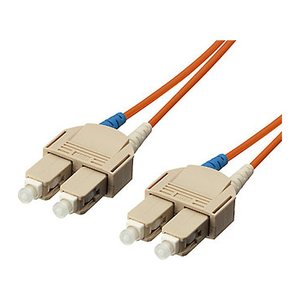 Equip Patchkabel SC->SC 1.00m Multimode Duplex OM1 orange Polybeutel