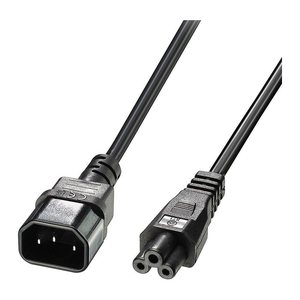 LINDY IEC-Netzkabel C14 an C5 1m