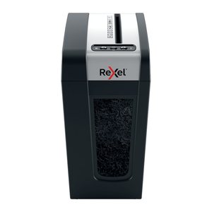 Rexel Secure MC4-SL Aktenvernichter mit Partikelschnitt P-5, 2 x 15 mm, bis 4 Blatt, schwarz