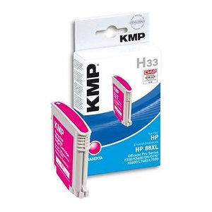KMP H33 magenta Druckerpatrone kompatibel zu HP 88XL (C9392AE)