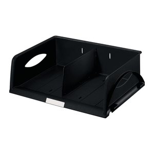 LEITZ Briefablage Sorty A4 quer schwarz DIN A4, 1 St.