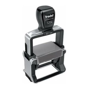 trodat Textstempel, individualisierbar 5204 selbstfärbend schwarz mit Logo, 1 St. -  Nachträglich per Gutschein personalisieren