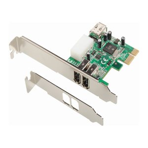Dawicontrol DC-1394 PCIe FireWire Controllerkarte retail