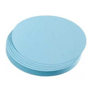 FRANKEN Moderationskarten blau Ø 14,0 cm, 500 Blatt