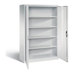 CP Stahlschrank C 2000 Acurado 9480-000 S10565 lichtgrau 4 Fachböden 120,0 x 50,0 x 195,0 cm, aufgebaut, 1 St.