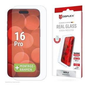 DISPLEX® Real Glass Display-Schutzglas für Apple iPhone 16 Pro