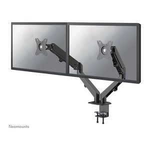 Neomounts Monitor-Halterung DS70-700BL2 schwarz für 2 Monitore, Tischklemme