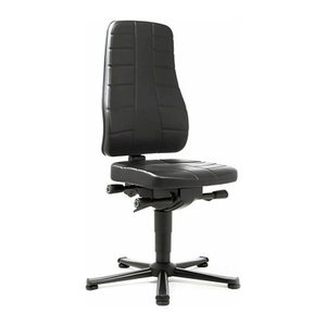 bimos Arbeitsdrehstuhl All-In-One schwarz Kunstleder