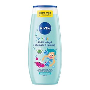 NIVEA kids 3in1 Duschgel, Shampoo & Spülung 250,0 ml