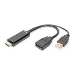 DIGITUS AK-330101-002-S  DisplayPort 1.2/HDMI Adapter, 1 St.