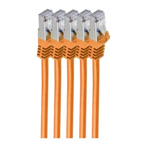 Shiverpeaks RJ45 Patchkabel S/FTP, Cat7 VE5, 1m orange