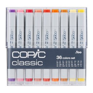 COPIC® Classic Layoutmarker-Set farbsortiert 1,0 + 6,0 mm, 36 St.