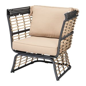 Garden Pleasure Loungesessel PAROS, schwarz Metall
