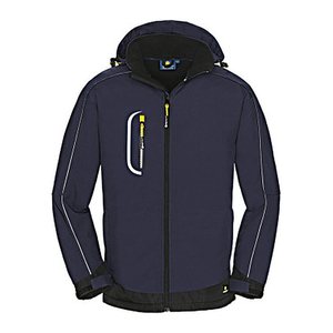 4PROTECT® Herren Softshelljacke Montana blau Größe 4XL