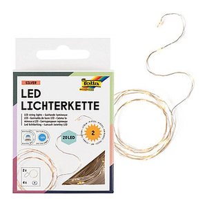folia Mini 20er LED Lichterketten weiß 2,2 m, 2 St.
