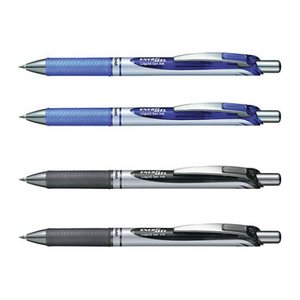 Pentel EnerGel BL77 Gelschreiber schwarz, blau 0,35 mm, Schreibfarbe: farbsortiert, 4 St.