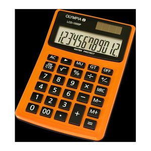 OLYMPIA LCD-1000P Tischrechner orange