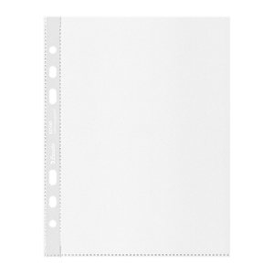 Esselte Prospekthüllen DIN A5 transparent genarbt 0,07 mm, 100 St.