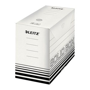 LEITZ Archivboxen Solid weiß 15,0 x 33,0 x 25,7 cm, 10 Pack