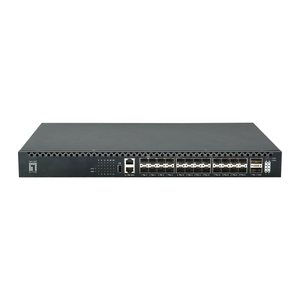 LevelOne Switch 24x10GSFP+/2x100GQSFP+ TOR 19" Managed L3