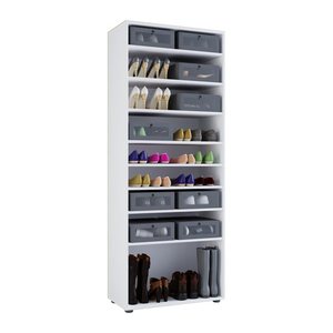 VCM my home Schuhregal Vandol I weiß 71,0 x 37,0 x 180,0 cm, 1 St.
