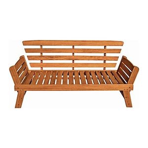 Garden Pleasure Gartenbank FORTUNA 985137 braun Holz 192,0 cm