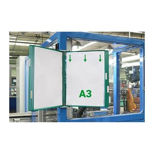 tarifold Wand-Sichttafelsystem 413105 DIN A3 grün mit 10 St. Sichttafeln, 1 St.