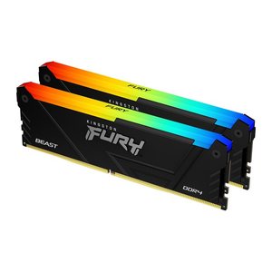 DDR4 16GB PC 3200 CL16 Kingston KIT (2x 8GB) FURY Beast RGB retail