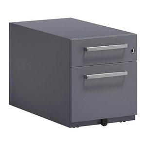 BISLEY Note Rollcontainer anthrazit 2 Auszüge 42,0 x 77,5 x 49,5 cm