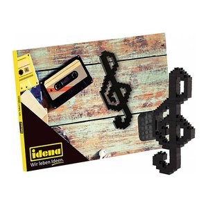 Idena 40143 Postkarte Notenschlüssel Mini- Bausteine