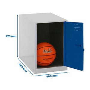 Simonrack Spind SIMONLOCKER DISM blau, grau 8425437117534, 1 Schließfach 40,0 x 50,0 x 47,5 cm