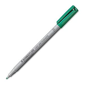 STAEDTLER Lumocolor Folienstifte grün 0,6 mm non-permanent, 10 St.