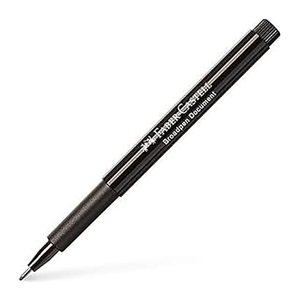FABER-CASTELL Broadpen Document 1554 Fineliner schwarz 0,8 mm, 1 St.