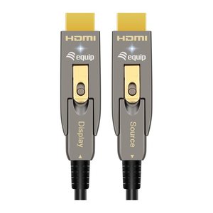 Equip HDMI HS Ethernet 2.0 D/A D-AOC 4K/60Hz 10.00m grau