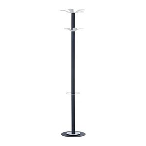PAPERFLOW Kleiderständer easyCloth Steel Range Modell C anthrazit Metall 10 Haken 35,0 x 175,0 cm, 1 St.