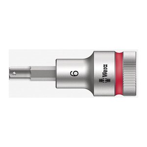 Wera 1/2" Zyklop mit Haltefunktion kurz Steckschlüsseleinsatz Größe: 6,0 mm Länge: 60,0 mm