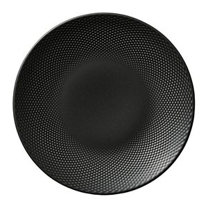 HEART & SOUL Teller PINE coup Relief coal schwarz Ø 28,0 cm, 6 St.