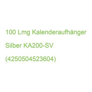 LMG Kalenderaufhänger silber, 100 St.