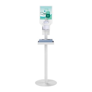 PAPERFLOW Desinfektionsspender stehend PUGHG.13 weiß Stahl 1,0 l, 1 St.